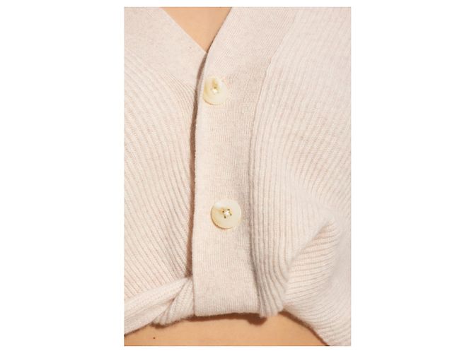 R13 Kaschmir-Cardigan Weiß Creme - Ansicht 5