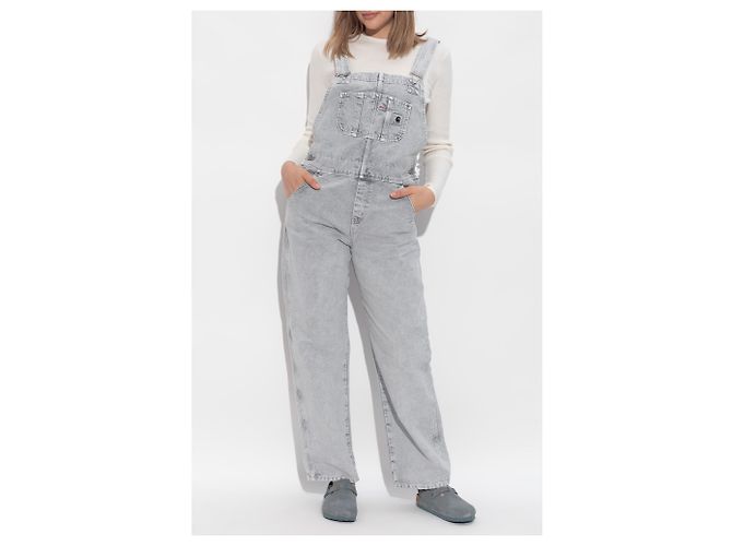 Autre Marque Overol de denim Carhartt WIP gris - vista 3