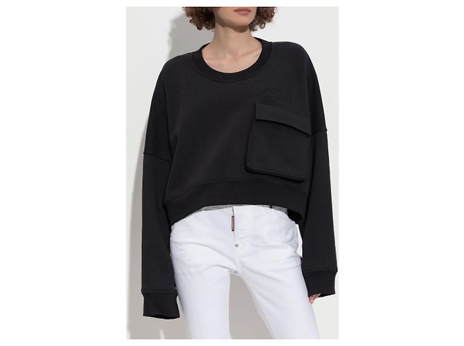 Dsquared2 Sweatshirt mit Tasche - Ansicht 3