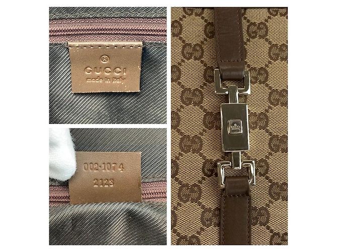 Bolsa 2way Gucci Jackie GG Canvas - vista 3