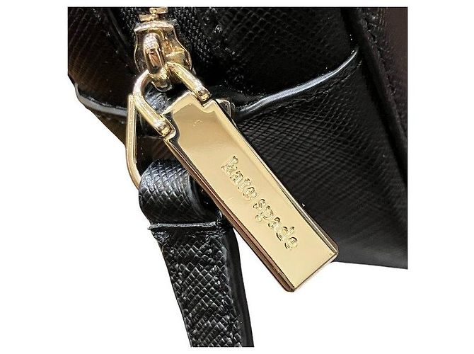 Borsa a tracolla Kate Spade nera in PVC - vista 9