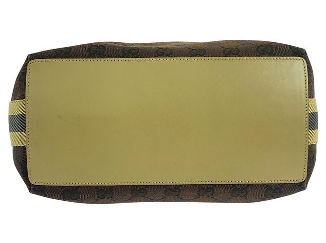 SAC CABAS GUCCI GG CANVAS EN CUIR - vue 10
