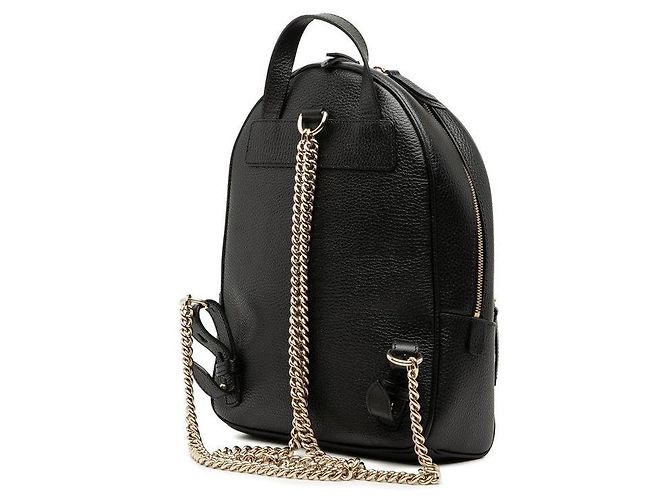 Gucci Soho Interlocking GG Leder-Rucksack - Ansicht 2