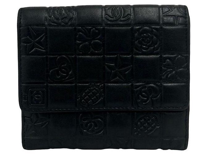 Carteira Bifold Chanel Icon Coco Mark em pele de cordeiro - vista 2