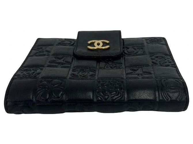 Carteira Bifold Chanel Icon Coco Mark em pele de cordeiro - vista 6