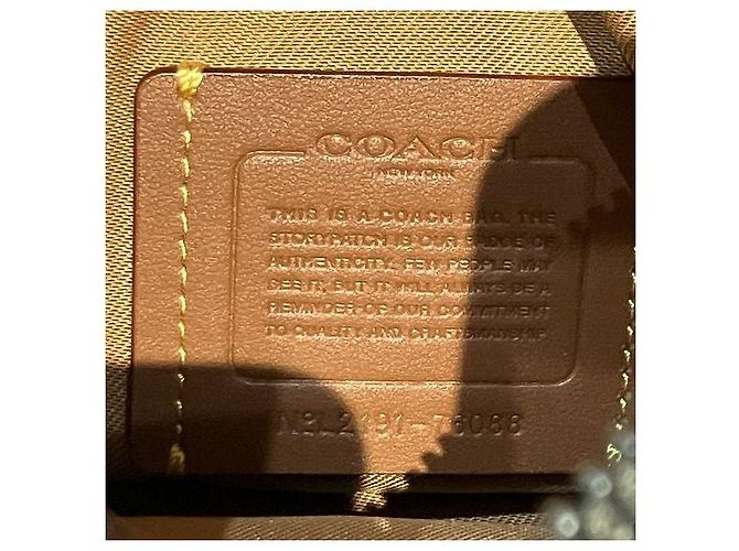 Borsa Coach Hadley Hobo in tela e pelle - vista 4