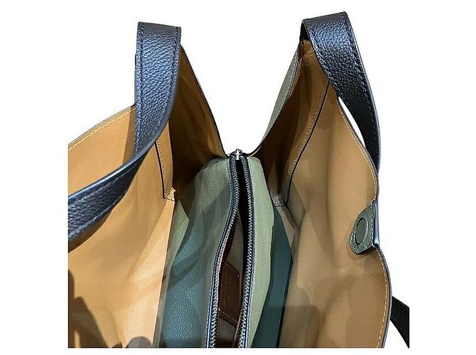 Borsa Coach Hadley Hobo in tela e pelle - vista 6