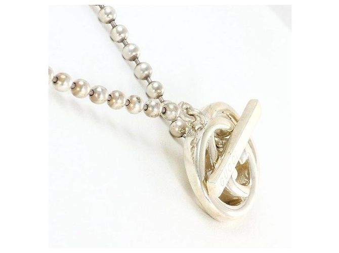 Gucci Interlocking GG Silber Halskette - Ansicht 2
