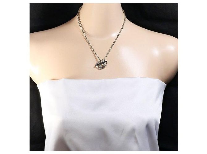 Gucci Interlocking GG Silber Halskette - Ansicht 6