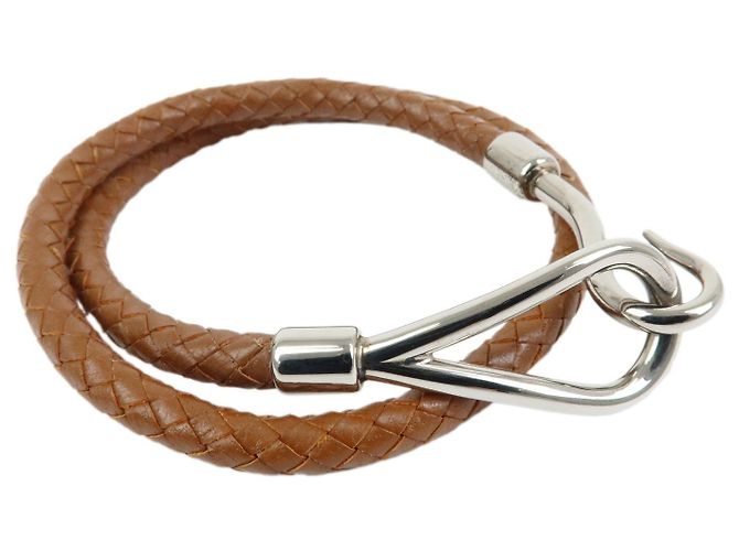 Hermès Hermes Jumbo Hook Double Tour Pelle e Metallo - vista 4