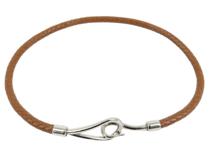 Hermès Hermes Jumbo Hook Double Tour Pelle e Metallo - vista 5