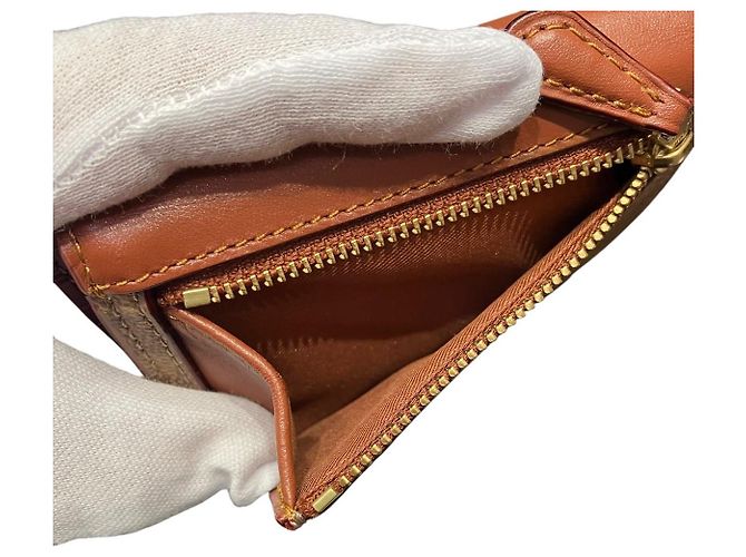 COACH MIRA SMALL FLAP WALLET PVC CALF LEATHER TRI FOLD WALLET - vista 5