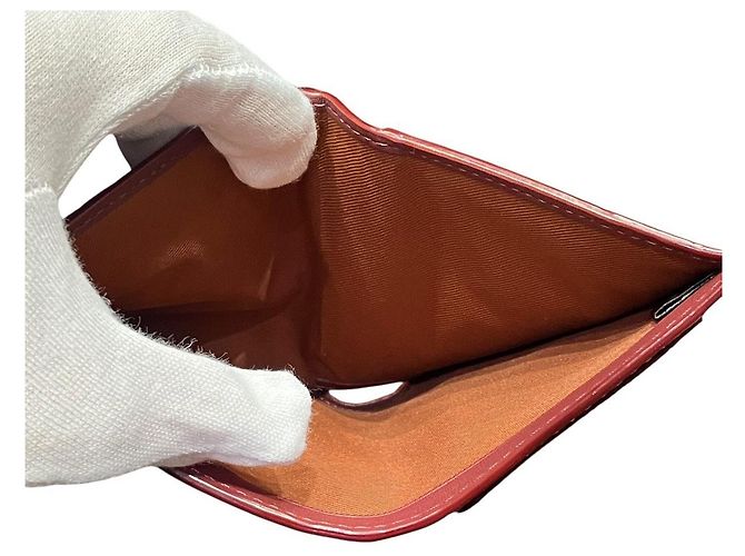 COACH MIRA SMALL FLAP WALLET PVC CALF LEATHER TRI FOLD WALLET - vista 7