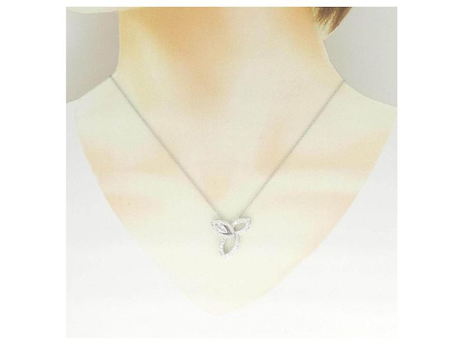 Collana Harry Winston Lily Cluster Platinum950 Diamond - vista 6