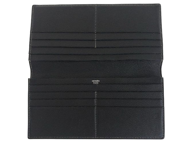 Portafoglio lungo bi-fold Hermès Mc2 Fleming in alligator - vista 4