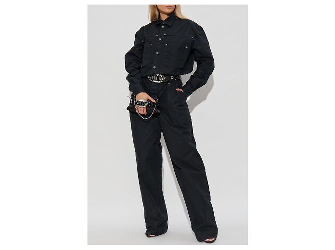 Mono de algodón negro Dsquared2 - vista 2
