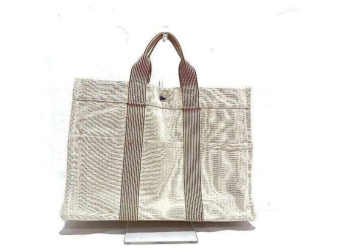 Hermès Hermes New Foolt MM Canvas Tote Bag - Ansicht 2