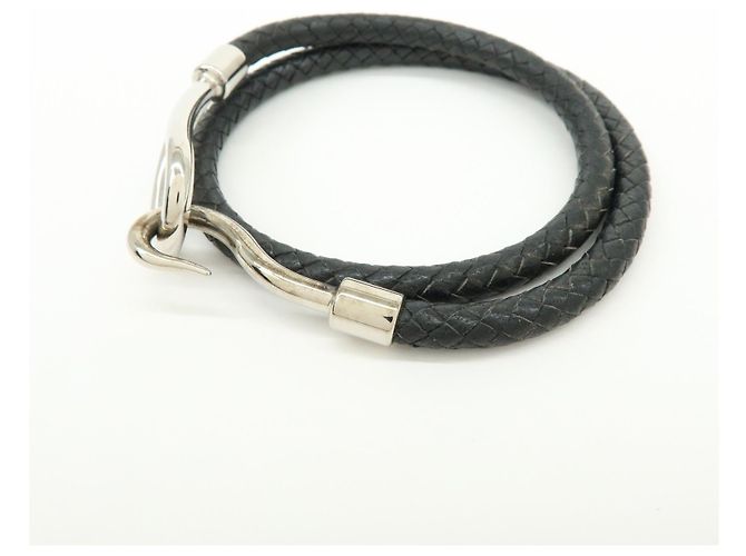 Hermès Hermes Jumbo Hook Double Tour Pelle e Metallo - vista 3