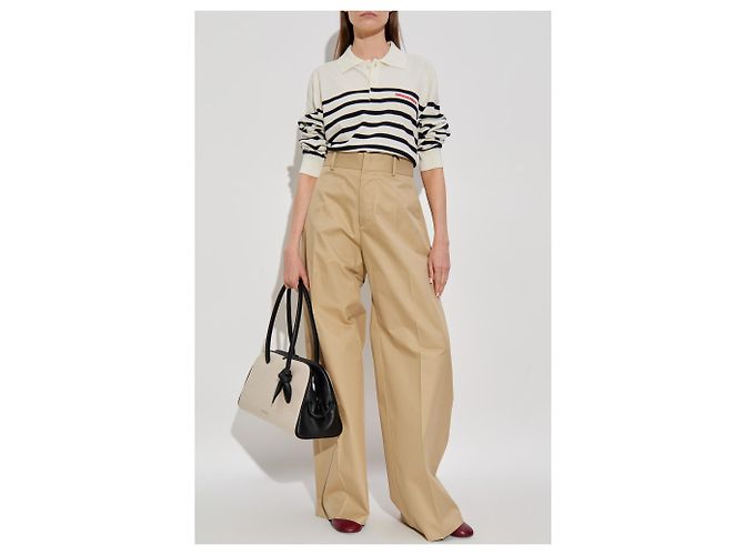 Dsquared2 Bügelfaltenhose aus Baumwolle Braun Beige - Ansicht 2