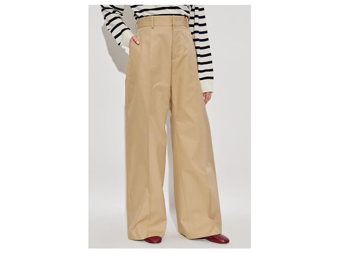 Dsquared2 Bügelfaltenhose aus Baumwolle Braun Beige - Ansicht 3