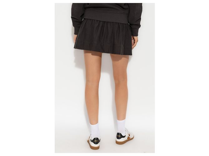 Isabel Marant Etoile Falda Pacifica de algodón negra - vista 4