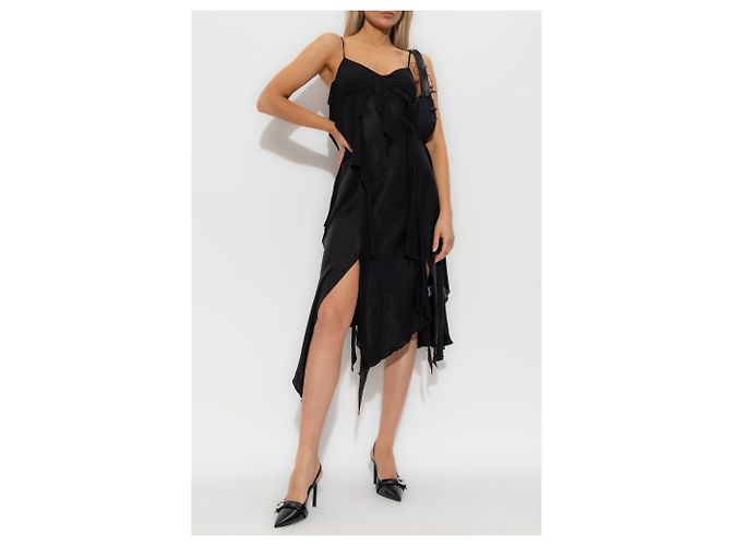 Vestido midi D-ANCER Diesel preto - vista 2