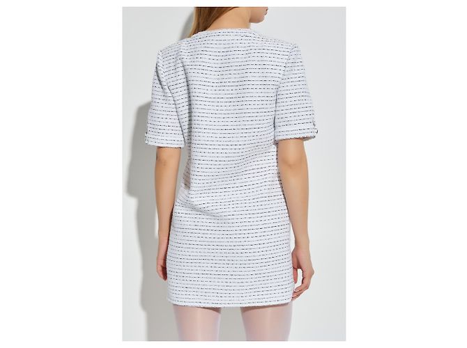Alessandra Rich Tweed-Kleid mit Schleife - Ansicht 4