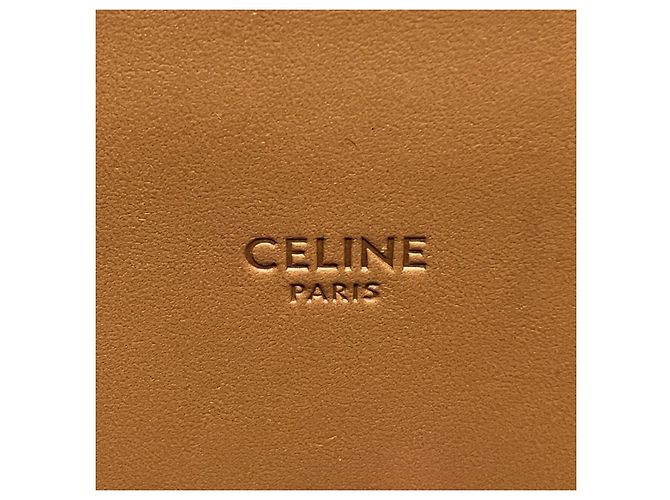 Céline CELINE Bolsa Tote Vertical Cabas Small em lona e couro - vista 4