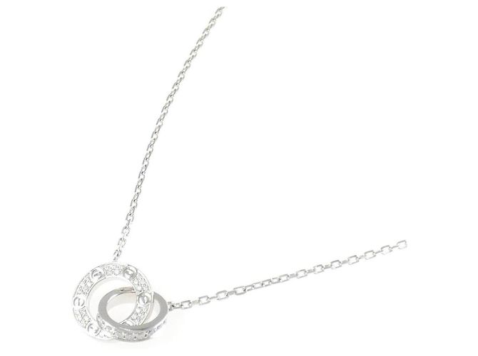 Cartier Love Halskette aus Weißgold und Diamanten - Ansicht 2