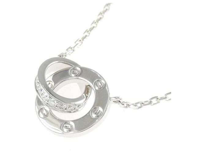 Cartier Love Halskette aus Weißgold und Diamanten - Ansicht 4