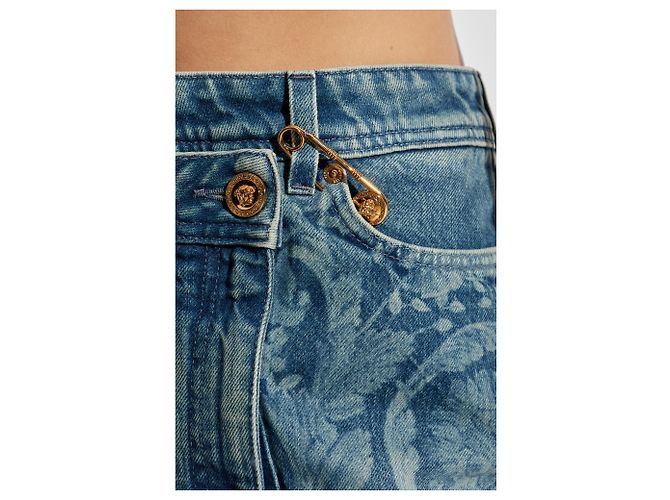 Versace Denimrock mit Schlitz vorne - Ansicht 5