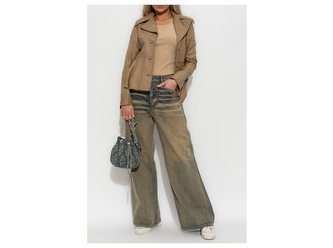 Diesel Casaco de couro `L-ATOYA` - vista 2