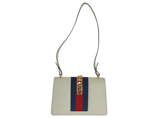 Borsa a tracolla in pelle Gucci Sylvie - vista 2