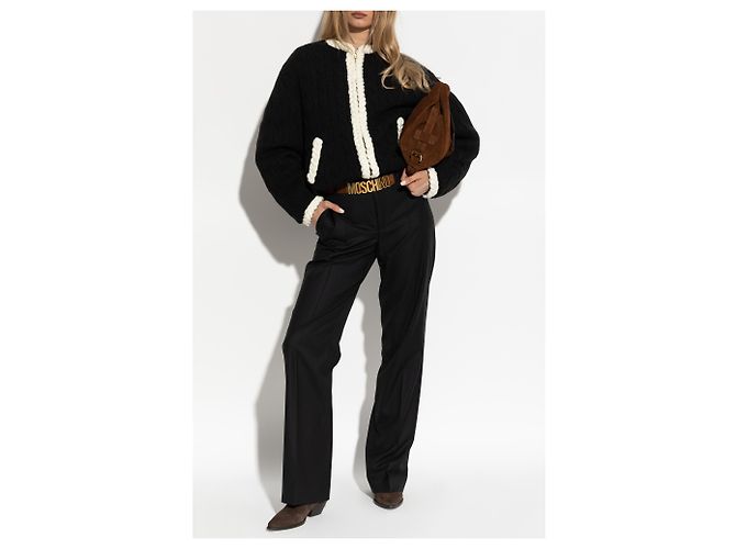 Moschino Wollhose schwarz - Ansicht 2