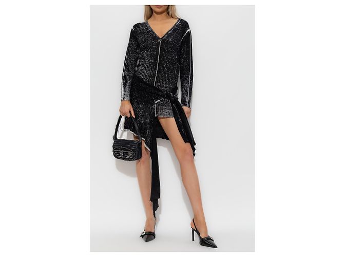 Diesel Robe en lin `M-EGANKNOT` - vue 2