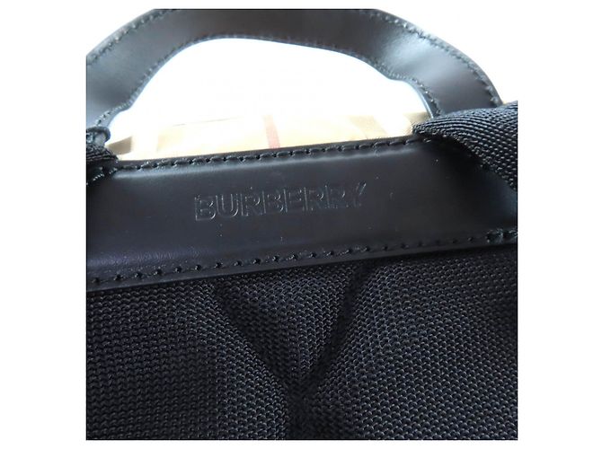 Mochila Burberry Nova Check de poliamida - vista 12