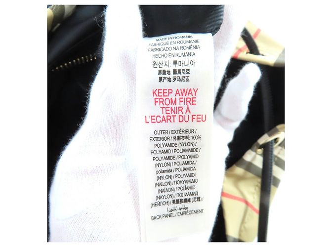 Mochila Burberry Nova Check de poliamida - vista 14