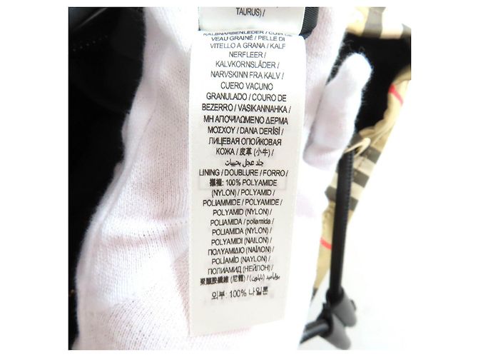Mochila Burberry Nova Check de poliamida - vista 16