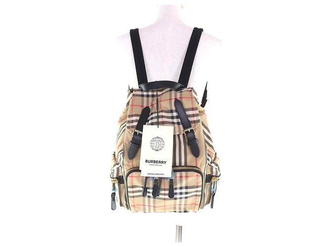 Mochila Burberry Nova Check de poliamida - vista 6