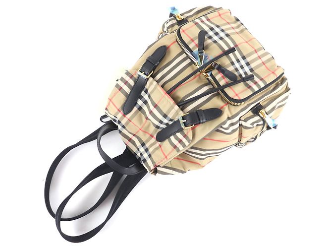 Mochila Burberry Nova Check de poliamida - vista 9