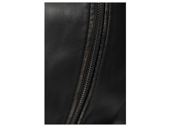 Vestido Diesel D-ENEAS negro efecto cuero - vista 5