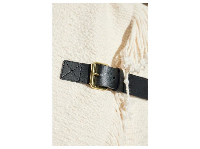 Isabel Marant Manteau Gameia en coton crème - vue 5