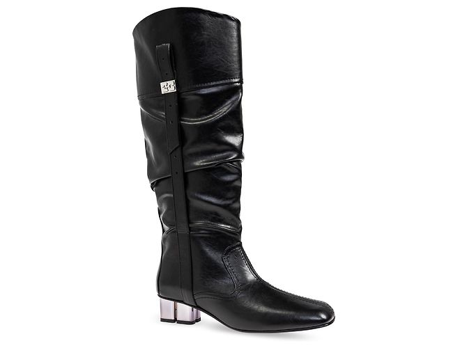 Ganni Stivaletti con tacco `Slouchy` - vista 4