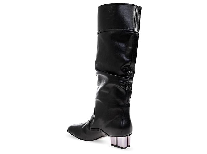 Ganni Stivaletti con tacco `Slouchy` - vista 5