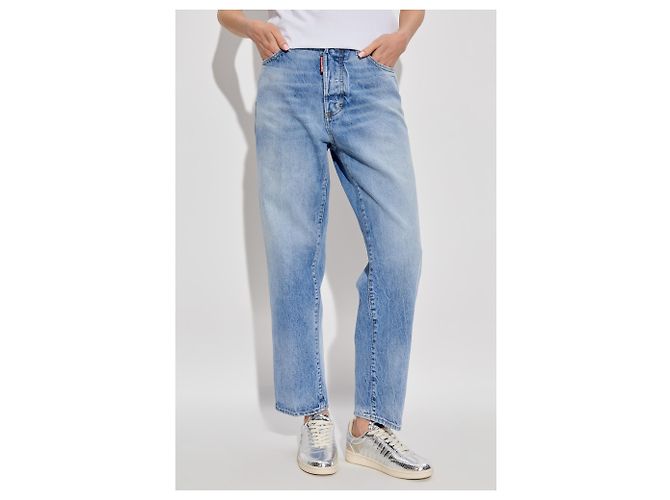 Jeans Boston Dsquared2 corte boyfriend azul claro - vista 3