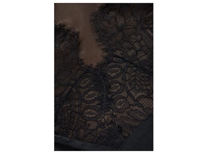 Iro Borra Kleid Schwarz mit Spitze - vista 5