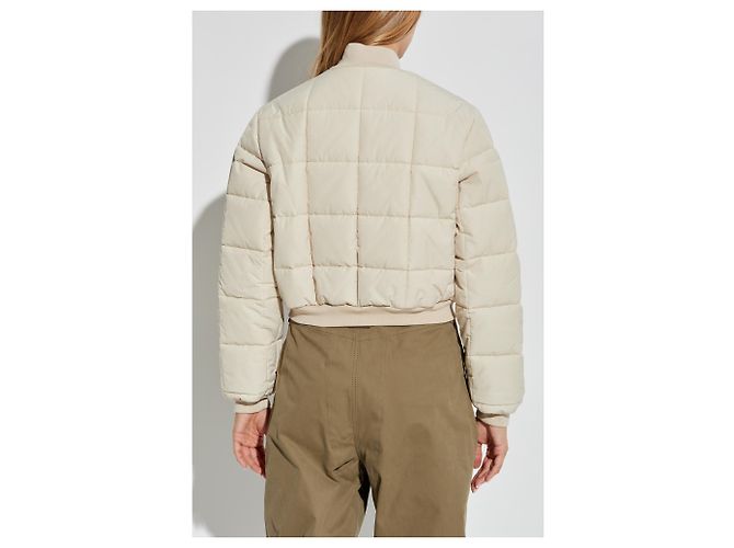 Jaqueta bomber acolchoada Moschino branco creme - vista 4