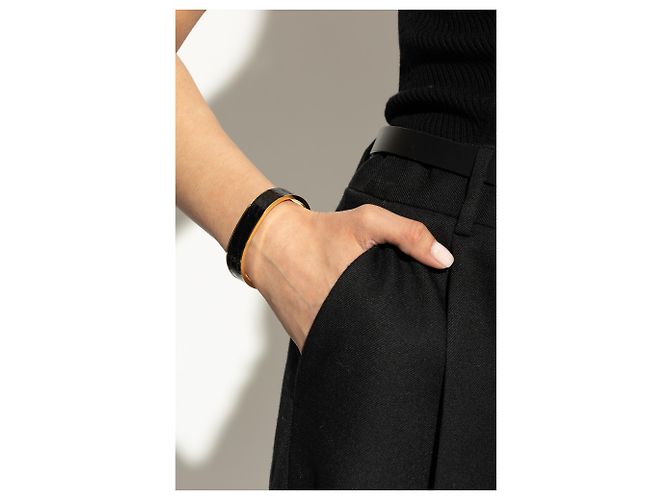 Dsquared2 black brass cuff bracelet - view 2