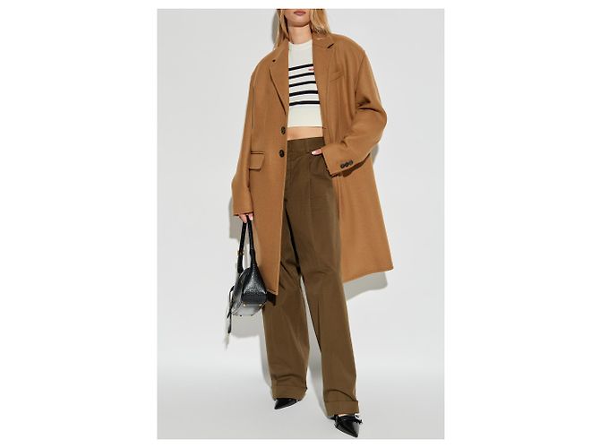 Abrigo de lana beige Dsquared2 - vista 2