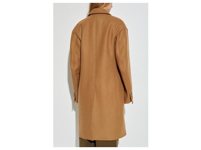 Abrigo de lana beige Dsquared2 - vista 4